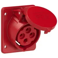 Pce 414-6ttf87 CEE-Anbausteckdose schräg (75x85mm) 16A 4p 6h IP44/IP54 TT 4146ttf87