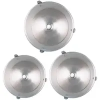 Mamù 3er-Set amerikanischer Backformen, Ø 24/26/28 cm, aus Aluminium, hergestellt in Italien