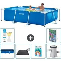Intex Rechteckiger Frame Pool - 260x160x65 cm - 5-teilig S37