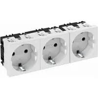 Obo Bettermann Bettermann STD-D0 RW3, 2P, Weiß, 250 V, 16 A, 135 mm, 42 mm