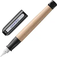 Lamy Füller abc, für Anfänger, Feder A, Schreiblernstift für Rechtshänder, aus Holz, schwarz