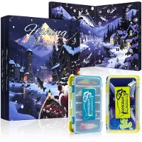 Dripio Angel-Adventskalender 2025, 24 Teile, 2 Köderboxen, 22 Kunstköder