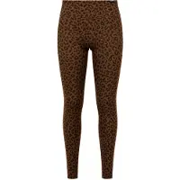 SMILODOX LEO Leggings Velvara in Braun Leo | Gr.: S