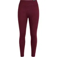 SMILODOX LEO Leggings Velvara in Rot Leo | Gr.: M