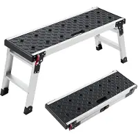 Dripio Klappbares Arbeitspodest 91x31x42 cm, Alu, 226,8 kg Tragkraft