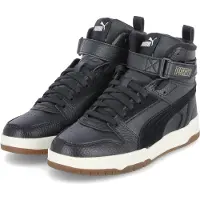 Puma High Sneaker RBD GAME WTR JR Kinder Leder und Synthetik Schwarz Größe: 51/2