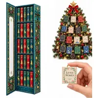 Merkloos Mini-Adventskalender mit 24 Leseempfehlungen für Bücherliebhaber