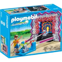 Playmobil Summer Fun 5547.DosenSchießbude mit Abschussvorrichtung für die Geschosse.
