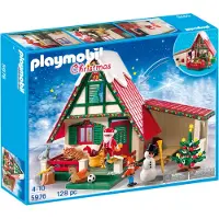 Playmobil Zuhause beim Weihnachtsmann, Haus, 4 Jahr(e), Mehrfarbig, Kunststoff