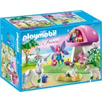 Playmobil 6055 Fairies - Feenwäldchen mit Einhornpflege