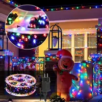 Izrielar LED Lichterkette 200m 1000LED Lichterkette mit 8 modi Außenlichterkette für Innen Weihnachten Hochzeit Party Garten Deko Bunt