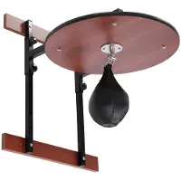 StarTech.com Speedball/Speedbag Plattform - Wandmontage - 360° Drehung - 5-stufige Höhenverstellung - Stahl/Holz/PU - Tragkraft 100 kg - Schwarz