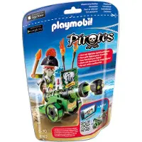 Playmobil Pirates 6162, 5 Jahr(e), Green Interactive Cannon with Pirate Captain, Mehrfarbig, Kunststoff