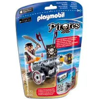 Playmobil Pirates 6165, 5 Jahr(e), Black Interactive Cannon with Raider, Mehrfarbig, Kunststoff