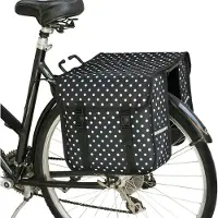 Merkloos Solidchoice – Fahrradtasche, Doppelpack, 26 Liter Fassungsvermögen, wasserabweisend, robust und stilvoll, mit Reflektoren