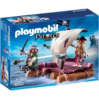Playmobil Pirates Piratenfloß, Pirat, Pirate Raft, 4 Jahr(e), Mehrfarbig, Kunststoff