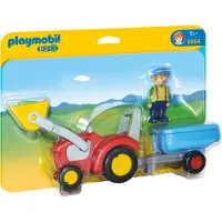 Playmobil 1.2.3. 6964 Traktor mit Anhänger