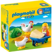 Playmobil - Bäuerin mit Hühnern (6965)