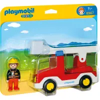 Playmobil 1.2.3. 6967 Feuerwehrleiterfahrzeug