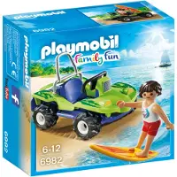Playmobil FamilyFun 6982, 6 Jahr(e), Surfer with Beach Quad, Mehrfarbig