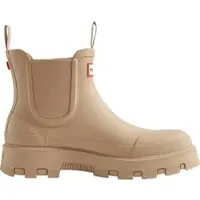 Hunter Chelsea Boots Unisex Taupe Gummi