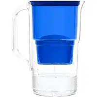 Dripio Wasserfilterkanne 2,5 L mit Filterpatrone – Blau