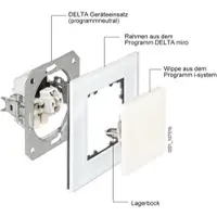 Siemens 5UB2212-4KK DELTA miro SCHUKO-Doppelsteckdoseneinsatz mit erh. Ber.schutz, alu.met. o. Krallen 5UB22124KK