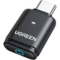 UGREEN BT501, Bluetooth, USB, A2DP, AVRCP, HSP, HFP, 0,1%, 90 dB, 2400 - 2483,5 MHz