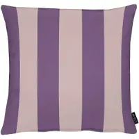 Apelt Dekokissen "Stripe", lila (mauve, bedruckt gestreift), B:46cm H:0,5cm L:46cm, Polyester, Dekokissen_Sitzkissen_Kissenhüllen, Dekokissen
