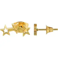 Adelia´s Paar Ohrstecker "Ohrringe – Ohrstecker aus Edelstahl" Ideal zum Verschenken – schlicht und stilvoll