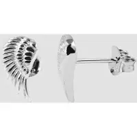 Adelia´s Paar Ohrstecker "Ohrringe – Ohrstecker Flügel aus 925 Silber" Eine schöne Geschenkidee für jeden Anlass