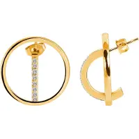 Adelia´s Paar Ohrstecker "Ohrringe – Ohrstecker aus Edelstahl mit Strass Steinchen" Perfekt als Geschenk zum Geburtstag