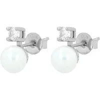Adelia´s Paar Ohrstecker "Ohrringe – Ohrstecker aus 925 Silber mit Süßwasserperle" Ideal als Geschenk zum einen besonderen Tag