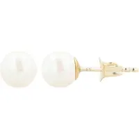Adelia´s Paar Ohrstecker "Ohrringe – Ohrstecker aus 333 Gold mit Perle" Perfekt als Geschenk für besondere Menschen