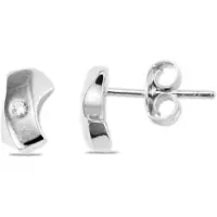 Adelia´s Paar Ohrstecker "Ohrringe – Ohrstecker aus 925 Silber mit Zirkonia" Ideal als Geschenk zum Valentinstag