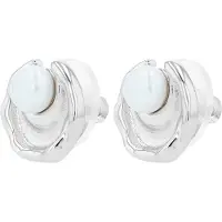 Adelia´s Paar Ohrstecker "Ohrringe – Ohrstecker aus 925 Silber mit Süßwasserperle" Perfekt als Geschenk zum Weihnachten