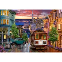 Blue Bird Village-Gemüsehändler Puzzle 2000 Teile