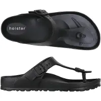 Original Brands Holster Holster Damen Coastal Slide Sandalen SCHWARZ 39