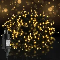 Eikuavons 100M LED Lichterkette 1000LEDs 8 Modi mit Memory Funktion, Weihnachten Party Garten Bedienung Funkelnder Sterneffekt Deko Warmweiß