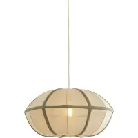 Light & Living Japandi-Pendellampe Mirelys Ø 49cm – olivgrün