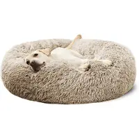 Merkloos Solidchoice – Beruhigendes Donut-Kissen für Hunde und Welpen, Größe: Groß
