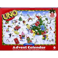 Mattel Adventskalender für Kinder 2026 UNO 24 Türchen Spielzeug Überraschung jeden Tag Geschenk für Mädchen und Jungen Weihnachtskalender Adventszeit
