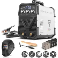 Stahlwerk Elektroden-Schweißgerät ARC-270 ST – Vollausstattung – MMA (E-Hand) bis 270 A, Schweißen ohne Schutzgas, Lift-TIG Inverter 400 V