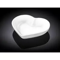 Wilmax Schale 8 x 7 cm aus Porzellan, Weiß, 12er Set
