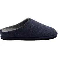 Original Brands Loewenweiss Lowenweiss Easy Bicolore - Handgefertigte Hausschuhe aus gekochter Wolle - Blau/Grau BLAU 43
