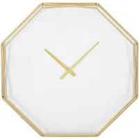 Mauro Ferretti Wanduhr achteckig im Glamour-Stil, Ø 56 cm