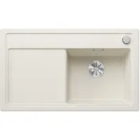 OEM Granitspüle 86x51 cm, Soft White, für 45 cm Unterschrank