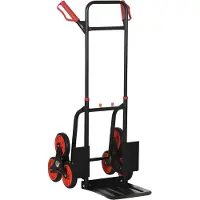 BundiGlassware Treppensteiger Sackkarre 150 45 60 109 kg Transportkarre klappbar für Zuhause und Alltag