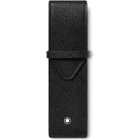 Markenlos MB Sartorial Federmäppchen, 2-teilig, Uni, Schwarz, Einheitsgröße