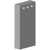 Dornbracht Halter für Handtuchhalter Ersatzteile 081767507 25 x 61 x 10 mm chr gebürstet 081767507-93
